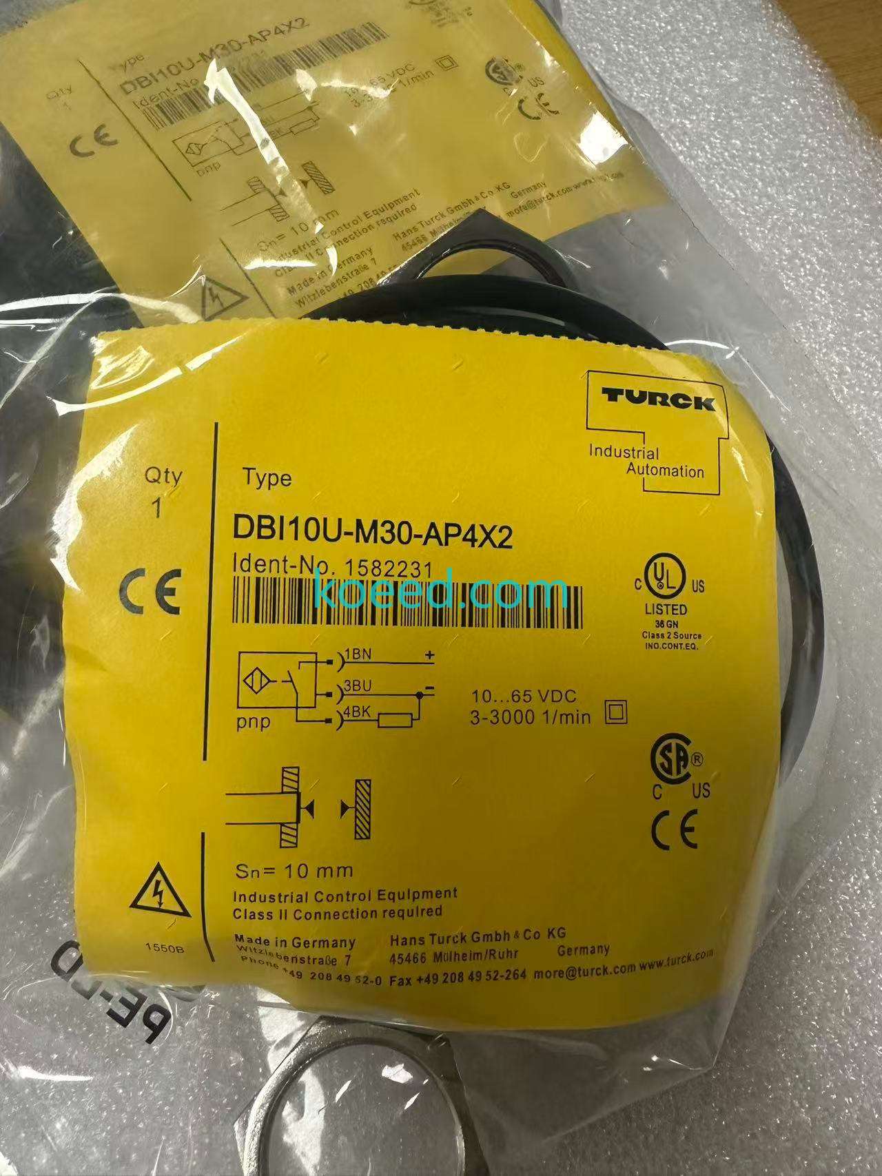 DBI10U-M30-AP4X2 1582231 - Product View